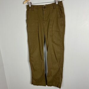DU/ER Live Lite Field Pants Womens Sz 30 x 30 Style WPTT1008 Denim Tan High Rise